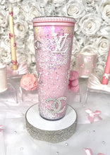 Load image into Gallery viewer, Ready to ship 24oz Acrylic SnowGlobe Tumbler