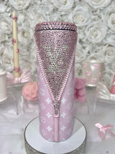 Load image into Gallery viewer, 20oz Stainless Steel LV Zipper Tumbler