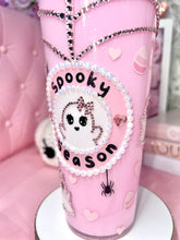 Load image into Gallery viewer, 👻🩷 Spooky Season Acrylic tumbler 🕸️🕷️