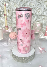 Load image into Gallery viewer, 20oz peekaboo snowflake tumbler