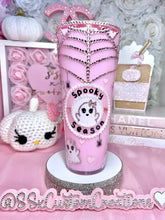 Load image into Gallery viewer, 👻🩷 Spooky Season Acrylic tumbler 🕸️🕷️