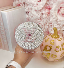 Load image into Gallery viewer, Blingy Acrylic pink liquid SnowGlobe Tumbler