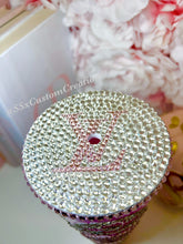 Load image into Gallery viewer, Blingy Acrylic pink liquid SnowGlobe Tumbler