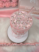 Load image into Gallery viewer, Glass Bow & Hearts Tumbler