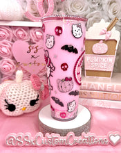 Load image into Gallery viewer, 👻 H-Kitty TRICK-OR-TREAT Acrylic Tumbler 🎃