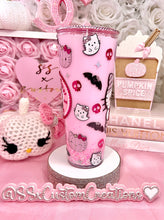 Load image into Gallery viewer, 👻 H-Kitty TRICK-OR-TREAT Acrylic Tumbler 🎃