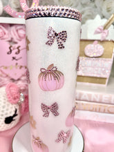 Load image into Gallery viewer, 2024 FALL Pumpkin and bows tumbler 🎀🎃