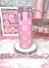 Load image into Gallery viewer, 20oz SS blinged drip Luxe Tumbler