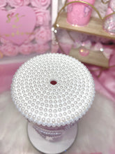 Load image into Gallery viewer, 24oz Acrylic , Pink liquid and Pearls Tumbler
