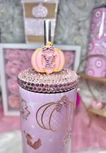 Load image into Gallery viewer, Pink Luxe Pumpkin Tumbler