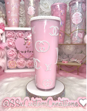 Load image into Gallery viewer, *RTS* 24oz Acrylic Tumbler with LUXE pearls
