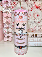 Load image into Gallery viewer, 20oz Stainless Steel Pink Nutcracker Tumbler