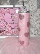 Load image into Gallery viewer, Diamonds on Hearts - 20oz SS Tumbler