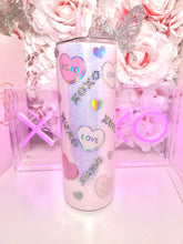 Load image into Gallery viewer, 20oz Stainless Steel VDAY Tumbler XOXO/hearts