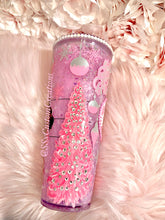 Load image into Gallery viewer, 24oz Acrylic SNOW GLOBE tumbler *BABY IT'S COLD OUTSIDE"