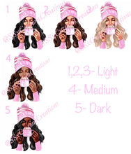 Load image into Gallery viewer, 24oz Acrylic SNOW GLOBE tumbler *BABY IT'S COLD OUTSIDE"