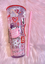 Load image into Gallery viewer, XMAS mean girls snow globe tumbler