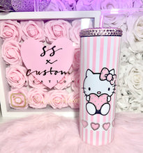 Load image into Gallery viewer, Striped Kitty with hearts