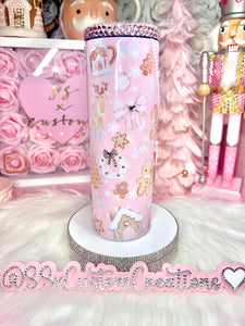 Pinkmas Zipper Tumbler