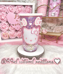 Acrylic Snow Globe H-Kitty Tumbler