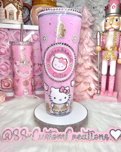 H-Kitty Gingerbread Cutie Acrylic Tumbler