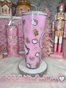 H-Kitty Gingerbread Cutie Acrylic Tumbler