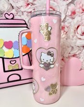 Load image into Gallery viewer, 🩷H-Kitty V-Day tumbler with handle🩷
