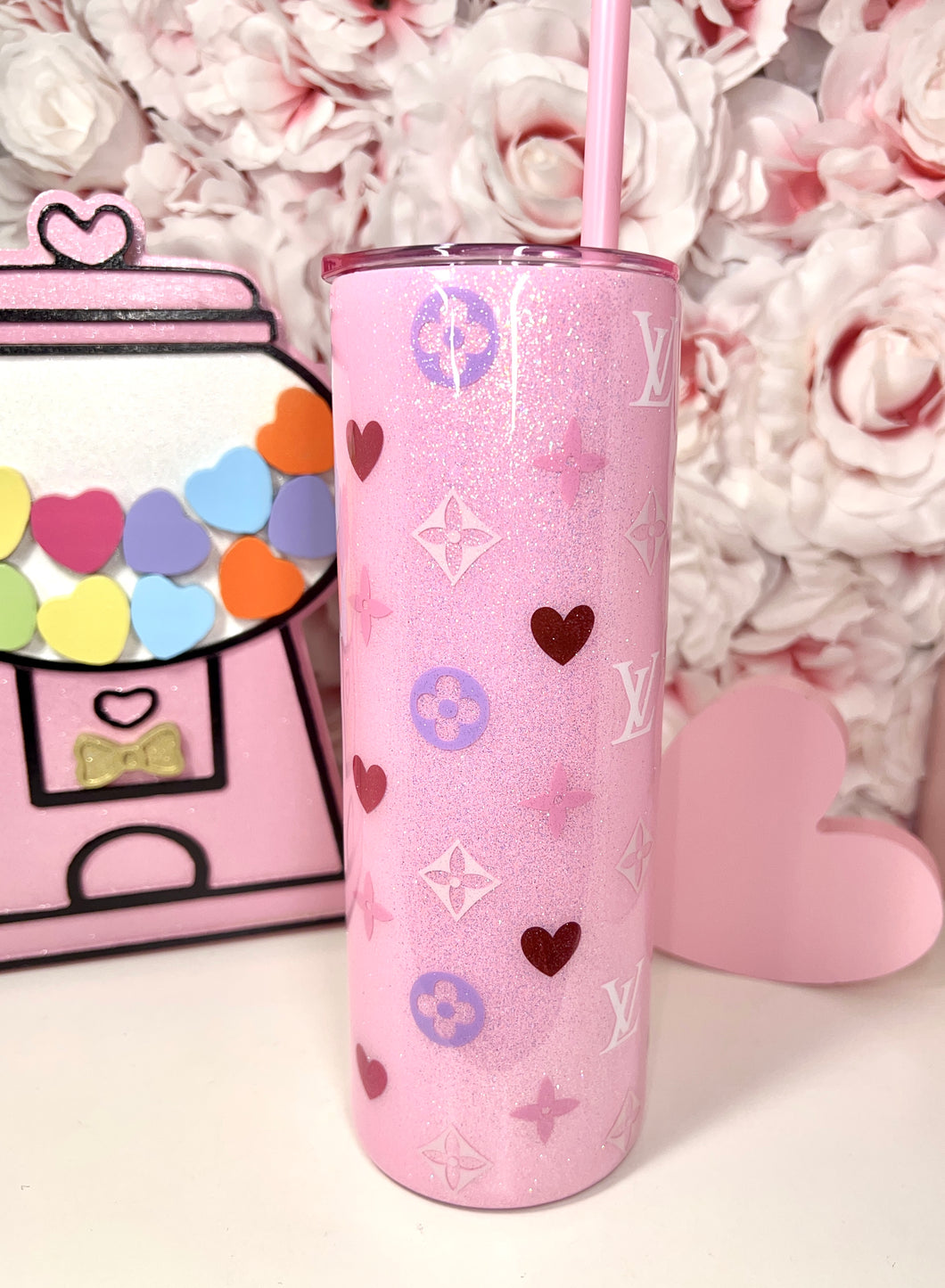 🩷Luxe Design V-Day inspired Tumbler🩷