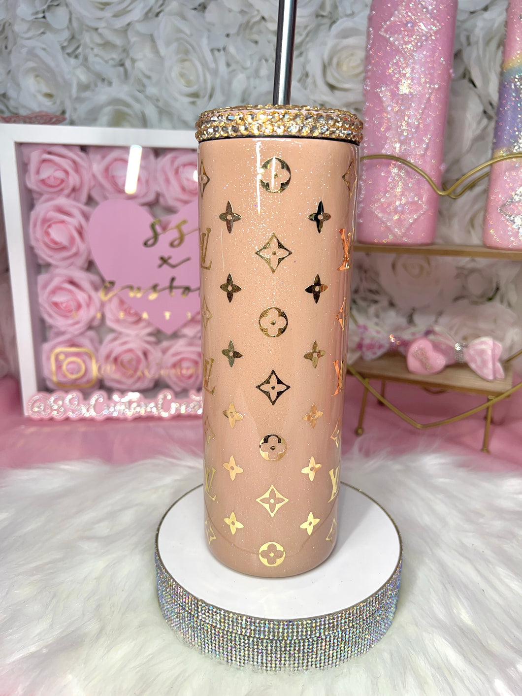 20oz SS Gold/Nude mix Tumbler