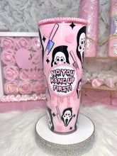 Load image into Gallery viewer, 24oz Acrylic SnowGlobe SCREAM Tumbler
