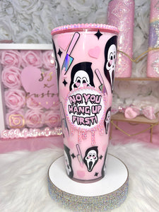 24oz Acrylic SnowGlobe SCREAM Tumbler