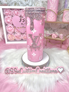 20oz SS blinged drip Luxe Tumbler