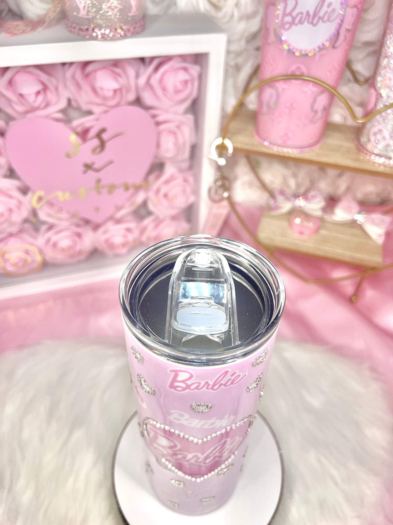 louis vuitton barbie tumbler