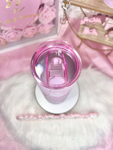 Load image into Gallery viewer, 20oz SS Textured Glitter Barbie Tumbler
