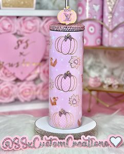 Pink Luxe Pumpkin Tumbler