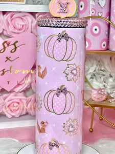 Pink Luxe Pumpkin Tumbler