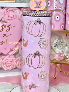20oz SS Pink Luxe Pumpkin Tumbler