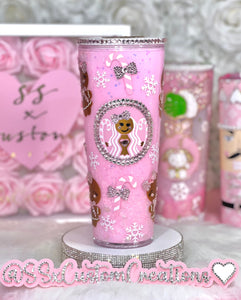 Gingerbread Cutie SnowGlobe Tumbler