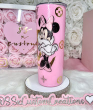 Load image into Gallery viewer, Pink Minnie 20 oz stainless steel tumbler
