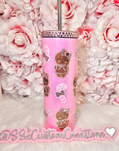 Load image into Gallery viewer, Pinkmas Gingerbread Girly Tumbler
