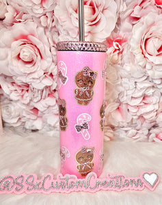 Pinkmas Gingerbread Girly Tumbler