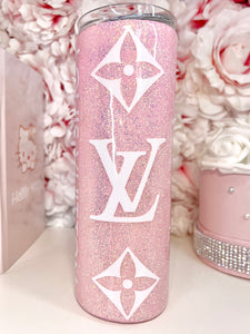 *RTS* Sparkle Pink with white symbols