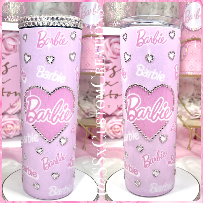 Personalized Pink Leopard with bling Tumbler – SSxCustomCreations