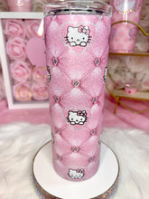 Load image into Gallery viewer, 20oz SS Textured Glitter H-Kitty Tumbler
