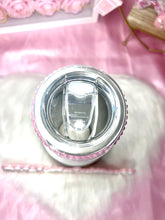 Load image into Gallery viewer, 20oz STAINLESS STEEL skinny rhinestone filled H-Kitty tumbler
