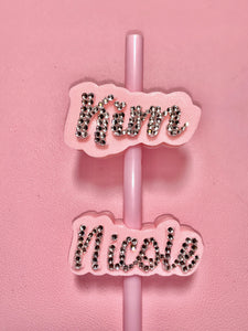 Personalized Straw Topper