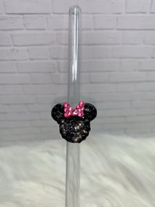 Minnie Mouse straw topper