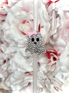 Cutie Ghost Girl Straw topper