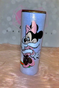 Pink MM 20oz skinny stainless steel tumbler