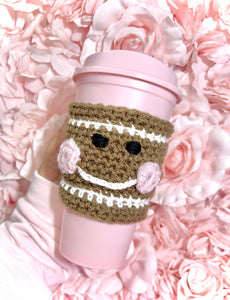 * Crocheted Gingerbread cup Cozy*